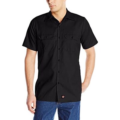 Red Kap Utility Uniformsskjorta för herr, Svart, M Red Kap Utility Uniformsskjorta för herr, Svart, M