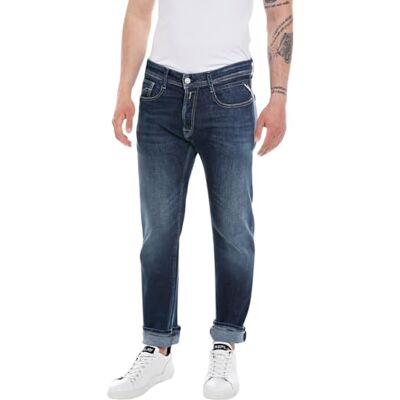 Replay Herrjeans Rocco Comfort-Fit, Mörkblå 007-3, 36W / 30L Replay Herrjeans Rocco Comfort-Fit, Mörkblå 007-3, 36W / 30L