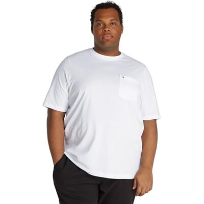 Tommy Hilfiger herr BT-Pocket T-T-B S/S t-shirt, vit, XXL, Vitt, XXL Tommy Hilfiger herr BT-Pocket T-T-B S/S t-shirt, vit, XXL, Vitt, XXL