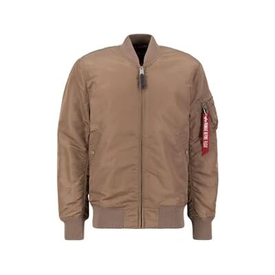 Alpha Industries MA-1 VF 59 lång bomberjacka för män Taupe Alpha Industries MA-1 VF 59 lång bomberjacka för män Taupe