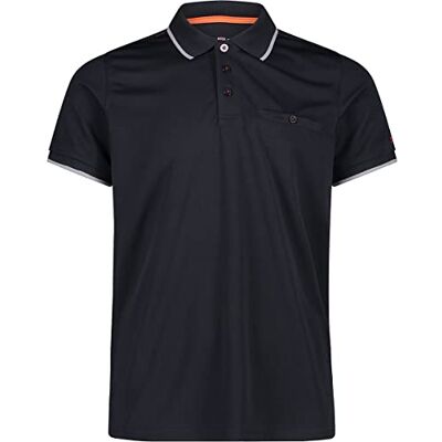 CMP Herr Quick-Drying Short-sleeved pikétröja Antracit grå 48 CMP Herr Quick-Drying Short-sleeved pikétröja Antracit grå 48