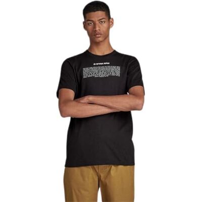 G-STAR RAW Herr Poem Slim R T T-shirt, Svart (Dk Black D23902-336-6484), M G-STAR RAW Herr Poem Slim R T T-shirt, Svart (Dk Black D23902-336-6484), M