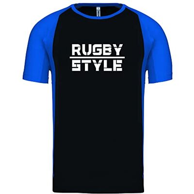 Supportershop Tvåfärgad rugbystil 3XL sport T-shirt, svart, 3XL Supportershop Tvåfärgad rugbystil 3XL sport T-shirt, svart, 3XL