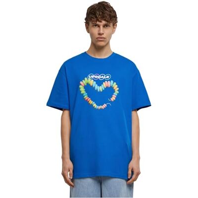 Tee herr utan krage t-shirt, blå, L, koboltblå, L Tee herr utan krage t-shirt, blå, L, koboltblå, L