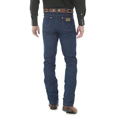 Wrangler Cowboy Cut Slim Fit Jeans för män, Stel indigo, 31W x 31L Wrangler Cowboy Cut Slim Fit Jeans för män, Stel indigo, 31W x 31L