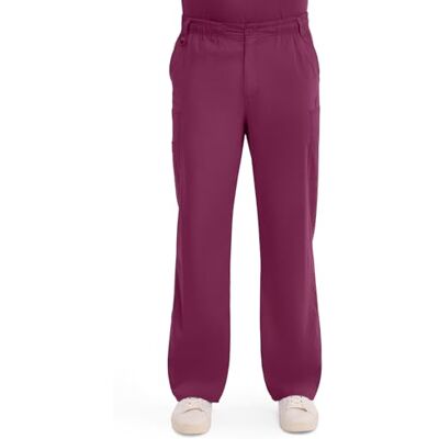 Dickies Medicinska slip-on-byxor för män, vin, 5XL Dickies Medicinska slip-on-byxor för män, vin, 5XL