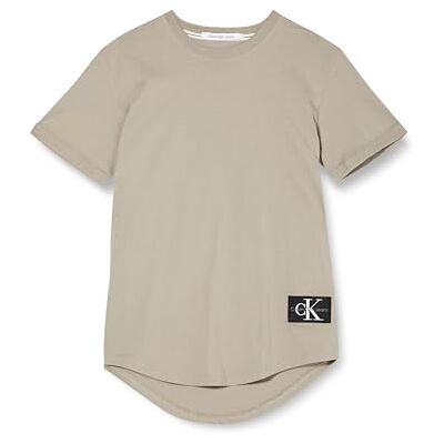 Calvin jeans herr emblem flip up ärm S/S t-shirt, elefanthud, XS, Elefant hud, XS Calvin jeans herr emblem flip up ärm S/S t-shirt, elefanthud, XS, Elefant hud, XS