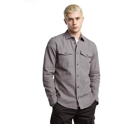 G-STAR RAW G-STAR herr marin slim långärmad tröja, Grå (grå legering Gd D24963-d454-g493), L G-STAR RAW G-STAR herr marin slim långärmad tröja, Grå (grå legering Gd D24963-d454-g493), L