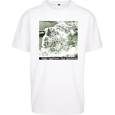 herr Rage Against The Machine oversize Tee L White, Vit, L herr Rage Against The Machine oversize Tee L White, Vit, L