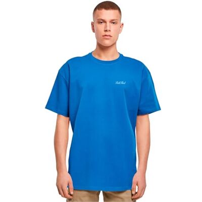 Tee Upscale män t-shirt boll hård tung oversize te, tryck t-shirt för män, överdimensionerad passform, streetwear, koboltblå, XS Tee Upscale män t-shirt boll hård tung oversize te, tryck t-shirt för män, överdimensionerad passform, streetwear, koboltblå, XS