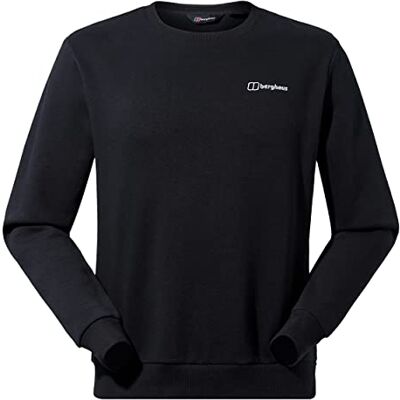 Berghaus Herr logotyp Crew fleecejacka Svart Kolsvart 3XL Berghaus Herr logotyp Crew fleecejacka Svart Kolsvart 3XL
