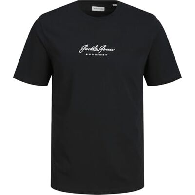 JACK & JONES Jacclyde Ss Tee, svart, L JACK & JONES Jacclyde Ss Tee, svart, L