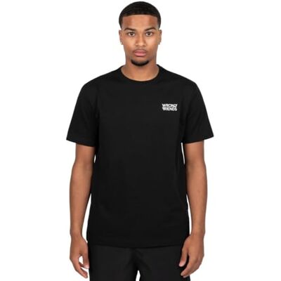 Wrong Friends Verona T-tröja för män, Black, XS Wrong Friends Verona T-tröja för män, Black, XS