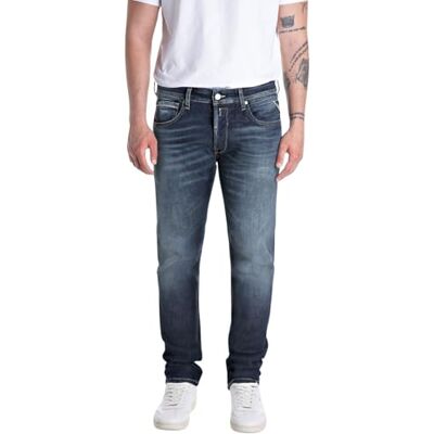 Replay herr jeans, 007 mörkblå, 33W / 32L Replay herr jeans, 007 mörkblå, 33W / 32L