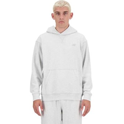 New Balance Athletics French Terry Hoodie för män, Ash Heather, L New Balance Athletics French Terry Hoodie för män, Ash Heather, L