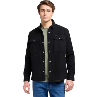 Lee Relaxed Overshirt, Unionall svart, XL Lee Relaxed Overshirt, Unionall svart, XL
