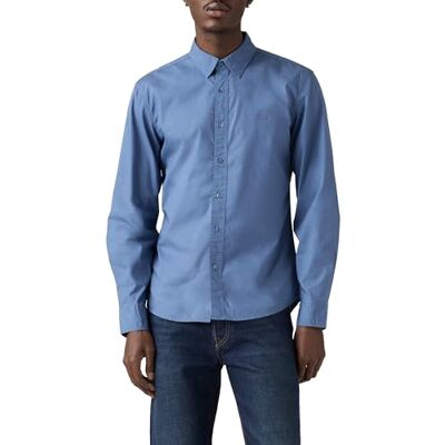 Levi's Ls Battery Hm Shirt Slim Sunset Blue STR, Solnedgång blå, L Levi's Ls Battery Hm Shirt Slim Sunset Blue STR, Solnedgång blå, L