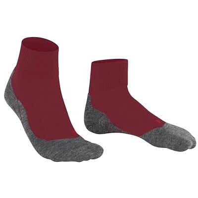 FALKE herr Vandringsstrumpor TK5 Wander Short M Sso ull funktionsmaterial tunn antiblåsning 1 par, Röd Cranberry-Black 8831, 46-48 FALKE herr Vandringsstrumpor TK5 Wander Short M Sso ull funktionsmaterial tunn antiblåsning 1 par, Röd Cranberry-Black 8831, 46-48