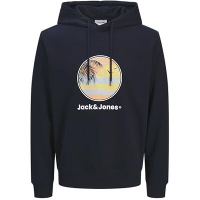 JACK & JONES Jjperry Sweat Hood, marinblå blazer, XXL JACK & JONES Jjperry Sweat Hood, marinblå blazer, XXL