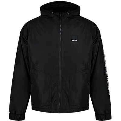 KARL LAGERFELD JEANS , Herr, Vadderad Logojacka, Vanlig Passform, Svart, XXL KARL LAGERFELD JEANS , Herr, Vadderad Logojacka, Vanlig Passform, Svart, XXL