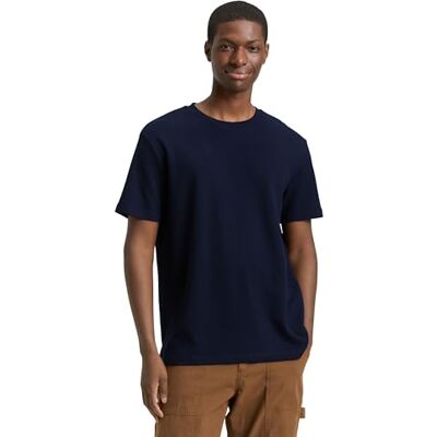 TOM TAILOR Denim T-shirt för män, 10668 – himmelskaptensblå, L TOM TAILOR Denim T-shirt för män, 10668 – himmelskaptensblå, L