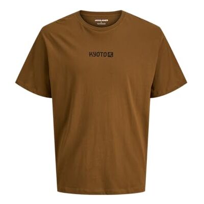 JACK & JONES Jjmiko Tee Ss Crew Neck, Munkar rock, M JACK & JONES Jjmiko Tee Ss Crew Neck, Munkar rock, M