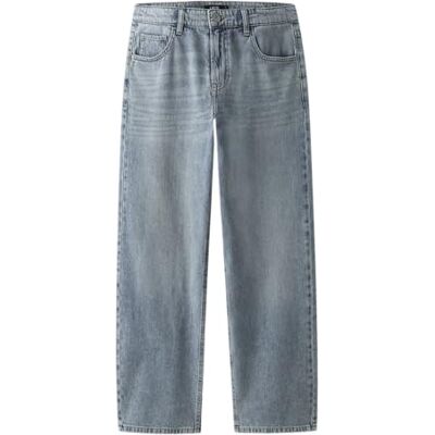 Lmtd Nlmbex DNM R Lc extra lös byxa, Ljusblå denim, 128 Lmtd Nlmbex DNM R Lc extra lös byxa, Ljusblå denim, 128
