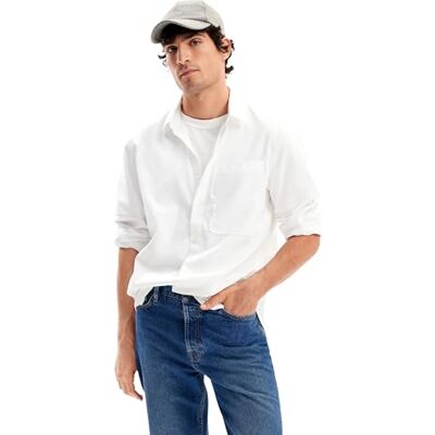 Desigual CAM_EDOARDO, 1000 Blanco, XXL, Vit, XXL Desigual CAM_EDOARDO, 1000 Blanco, XXL, Vit, XXL