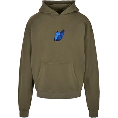 Tee herr Le Papillon Heavy Oversize Hoody, OLIV, M Tee herr Le Papillon Heavy Oversize Hoody, OLIV, M