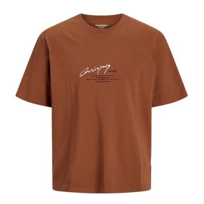 JACK & JONES Jormanchester Script Tee Ss Crew Neck, Arabian krydda, M JACK & JONES Jormanchester Script Tee Ss Crew Neck, Arabian krydda, M