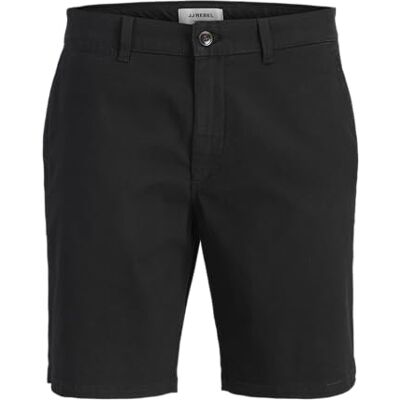 JJ REBEL Jrebsharp Chino Short Sn, svart, M JJ REBEL Jrebsharp Chino Short Sn, svart, M
