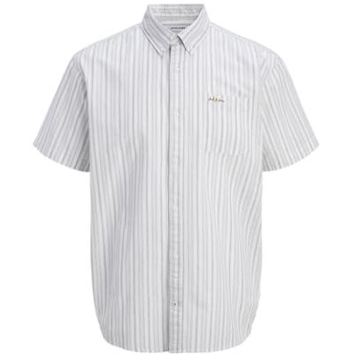JACK & JONES Jjdevin randig skjorta Ss, Vetiver, XL JACK & JONES Jjdevin randig skjorta Ss, Vetiver, XL