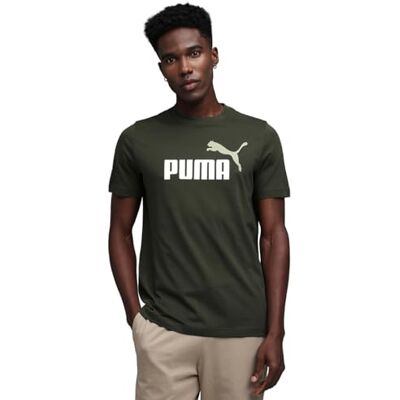 PUMA ESS 2 färgnr. 1 Logo Tee Dark Olive PUMA ESS 2 färgnr. 1 Logo Tee Dark Olive