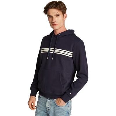 Tommy Hilfiger herrtröja huvtröja, Öken himmel, XL Tommy Hilfiger herrtröja huvtröja, Öken himmel, XL