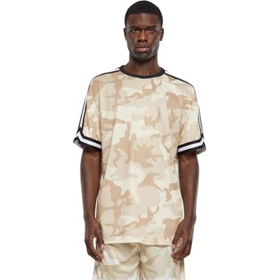 Urban Classics T-shirt för män överdimensionerad mesh AOP Tee simplesandcamo XL, Simplesandcamo, XL Urban Classics T-shirt för män överdimensionerad mesh AOP Tee simplesandcamo XL, Simplesandcamo, XL