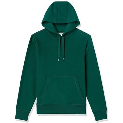 Amazon Essentials Men's Fleecetröja med huva (finns i Big & Tall), Skogsgrön, L Amazon Essentials Men's Fleecetröja med huva (finns i Big & Tall), Skogsgrön, L