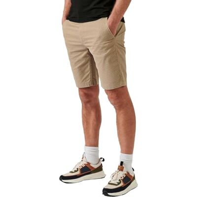 KAPORAL , Shorts, Macon-modell, herr, beige AOP, 32; smal passform, Aop beige, 32W KAPORAL , Shorts, Macon-modell, herr, beige AOP, 32; smal passform, Aop beige, 32W