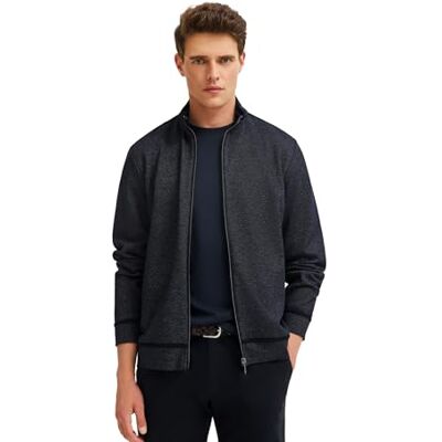 bugatti sweatjacka för män, 390 marin, L bugatti sweatjacka för män, 390 marin, L