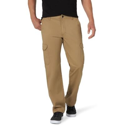 Lee herr Performance Series Extreme Comfort twill rak passform lastbyxa, Oscar Khaki, 32W x 29L Lee herr Performance Series Extreme Comfort twill rak passform lastbyxa, Oscar Khaki, 32W x 29L
