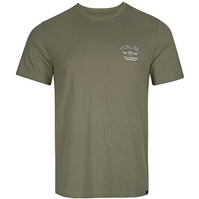 O'Neill Tees kortärmad State Chest Artwork t-shirt, 16011 djupliknande grön, normal (2-pack) för män O'Neill Tees kortärmad State Chest Artwork t-shirt, 16011 djupliknande grön, normal (2-pack) för män