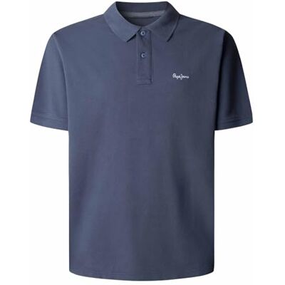 Pepe Jeans herr Oscar Polo, blå (tvättad marinblå), XXL Pepe Jeans herr Oscar Polo, blå (tvättad marinblå), XXL