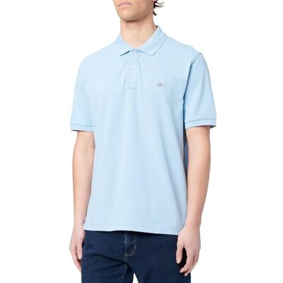 GANT REG EMB arkivsköld polo, Capri blå, XL GANT REG EMB arkivsköld polo, Capri blå, XL