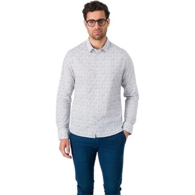 Teddy Smith Herr kartong ML vit/blommig mikroblå storlek S, Vit/blommig mikroblå, S Teddy Smith Herr kartong ML vit/blommig mikroblå storlek S, Vit/blommig mikroblå, S