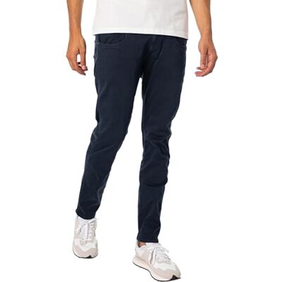 Replay Herrjeans Anbass Slim Fit Hyperflex Colour X-Lite med stretch, Blå 010-2, 29W / 32L Replay Herrjeans Anbass Slim Fit Hyperflex Colour X-Lite med stretch, Blå 010-2, 29W / 32L