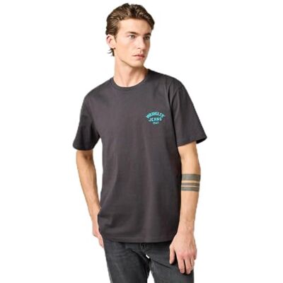 Wrangler SMALL Logo Tee, Blekd svart, M Wrangler SMALL Logo Tee, Blekd svart, M