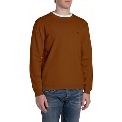 Replay Uk4851 Pullover, 246 Brun, S Herr Replay Uk4851 Pullover, 246 Brun, S Herr
