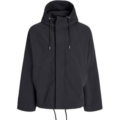 JACK & JONES Jorcambridge Hood jacka för män, svart, l, svart, L JACK & JONES Jorcambridge Hood jacka för män, svart, l, svart, L