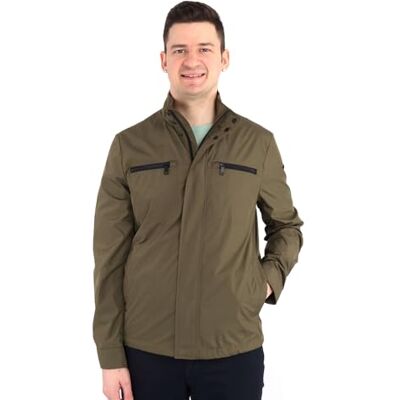 Geox Man M JHARROD JACKETS WINTER MOSS_46, Vintermossa, 46 Geox Man M JHARROD JACKETS WINTER MOSS_46, Vintermossa, 46