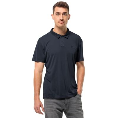 Jack Wolfskin PIKEH Polo M, Nattblått, M Jack Wolfskin PIKEH Polo M, Nattblått, M