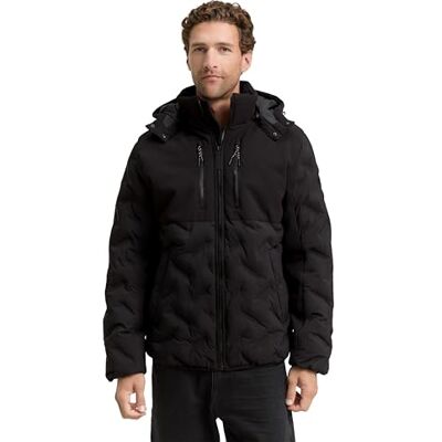 TOM TAILOR herr 1046977 jacka, 2999-svart, M, 29999 – svart, M TOM TAILOR herr 1046977 jacka, 2999-svart, M, 29999 – svart, M